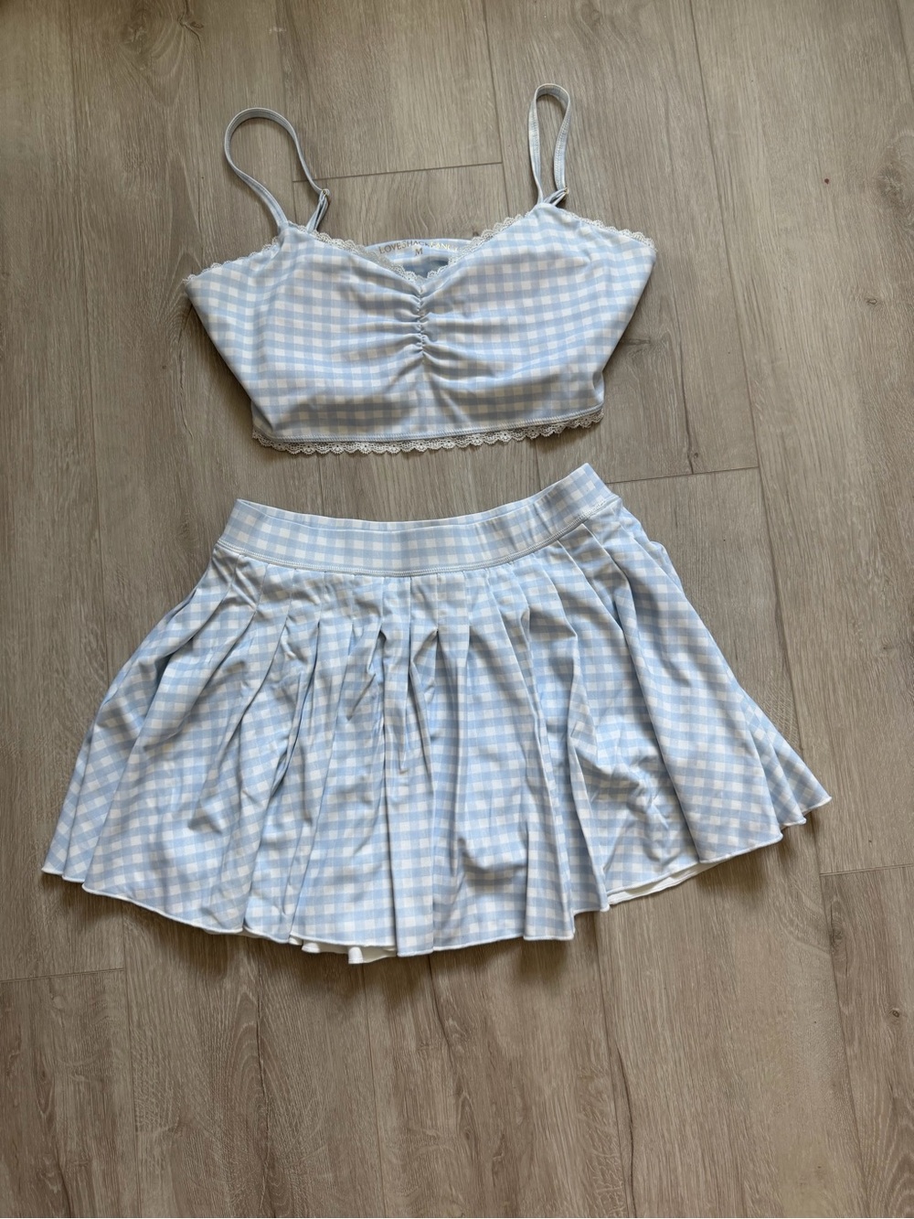 LoveShackFancy Lenna Bra & Danica Skirt Set